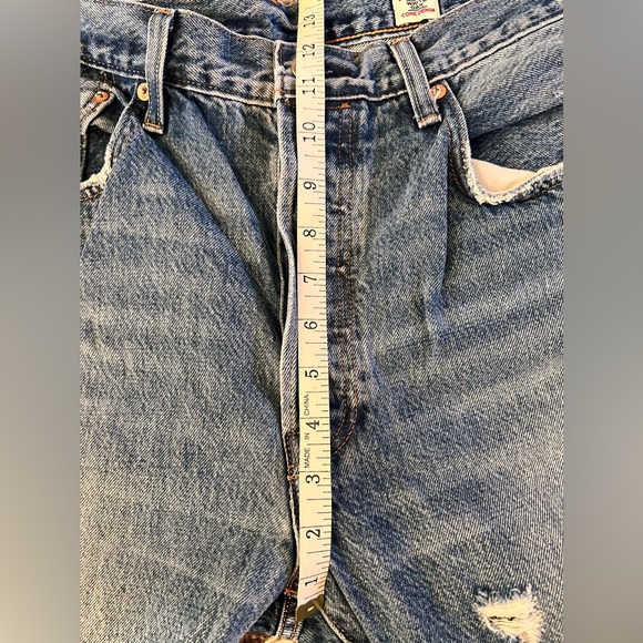 Levi’s 501s Sz 32x28 White Oak Cone Selvedge High Rise Denim Jeans - Picture 9 of 11
